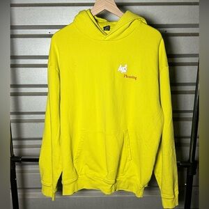NEW PLEASING X COACHELLA YELLOW HOODIE SZ LARGE L